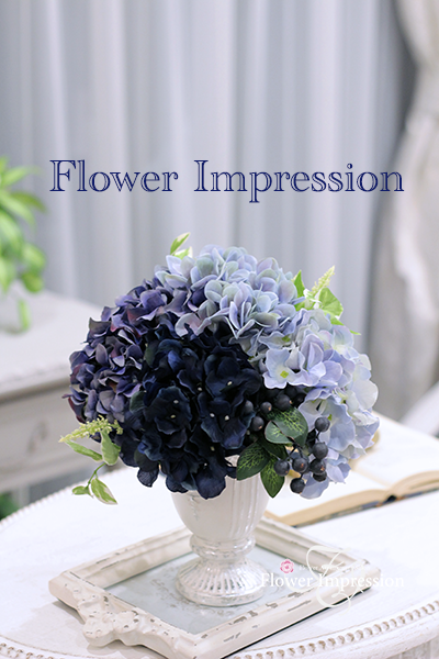 リクエストレッスン 紫陽花のアレンジ Flower Impression